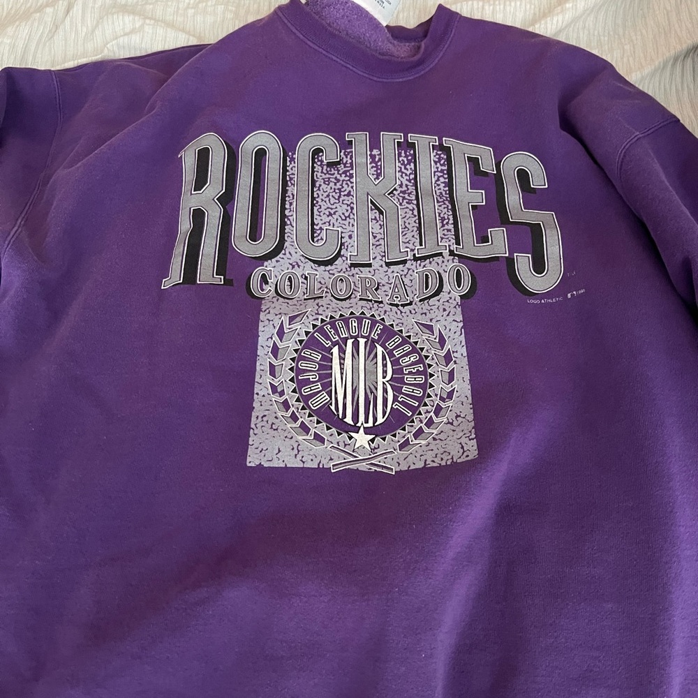 Vintage Colorado Rockies Crew Neck.